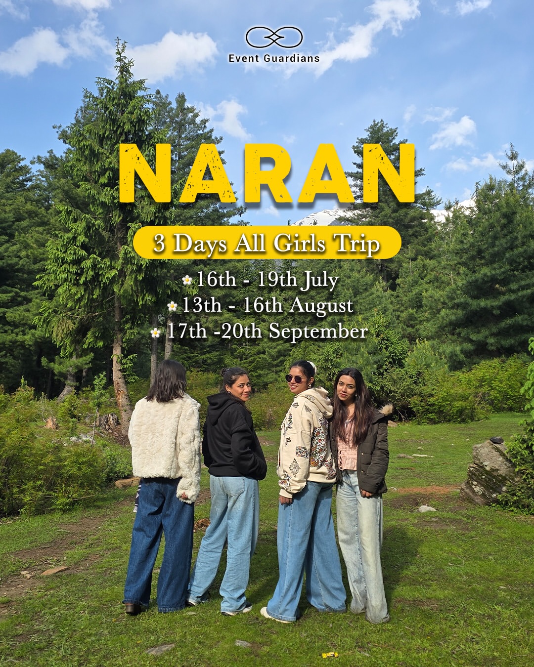 All Girls Trip Group in Naran Valley